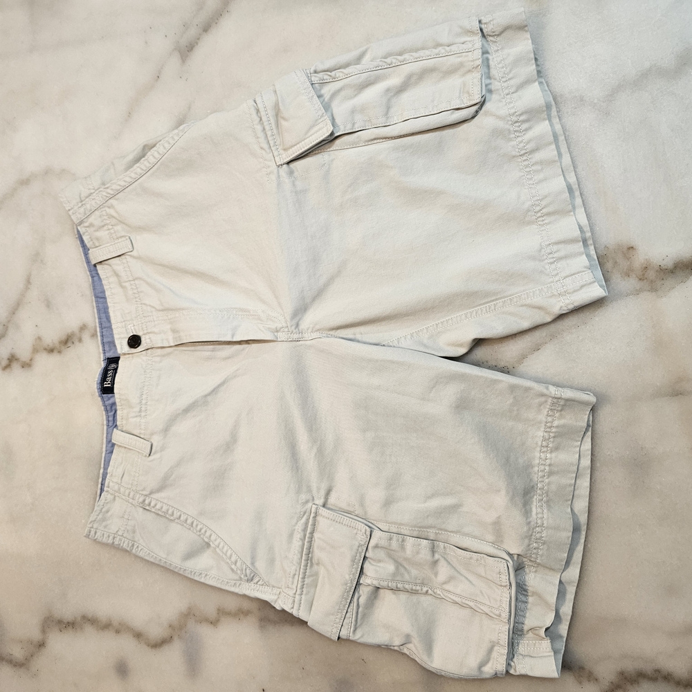 Bass Blue and White Casual Shorts